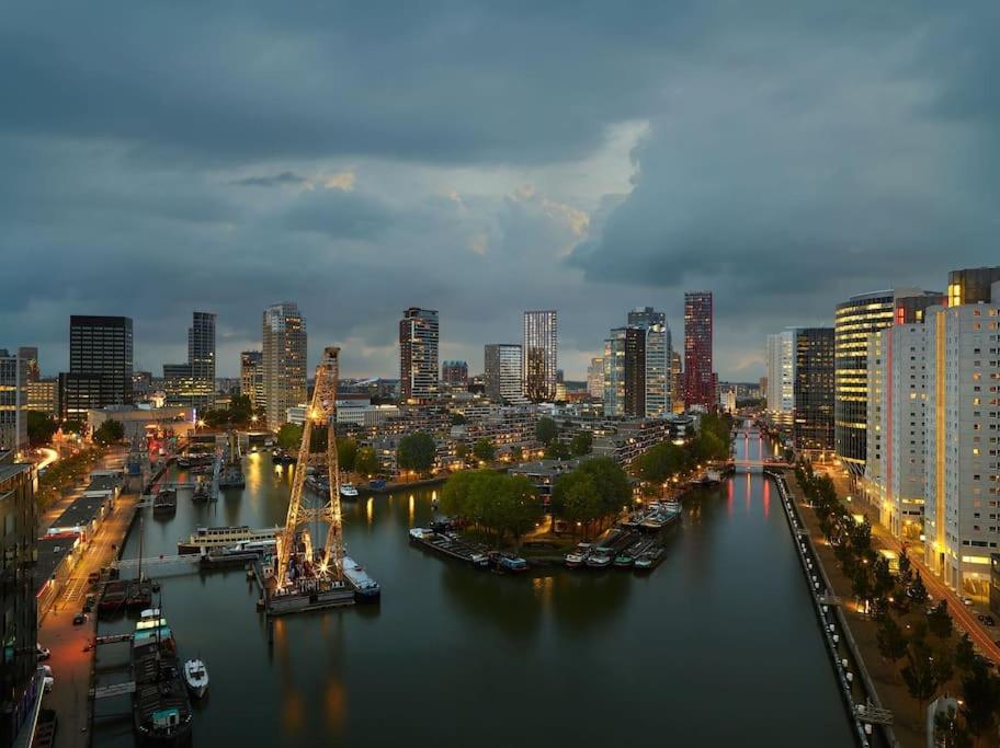 Stunning View Apt Free Parking Lejlighed Rotterdam Eksteriør billede